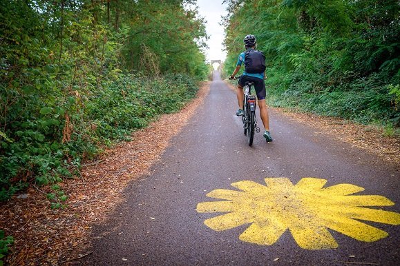 Fietspad route du Sole